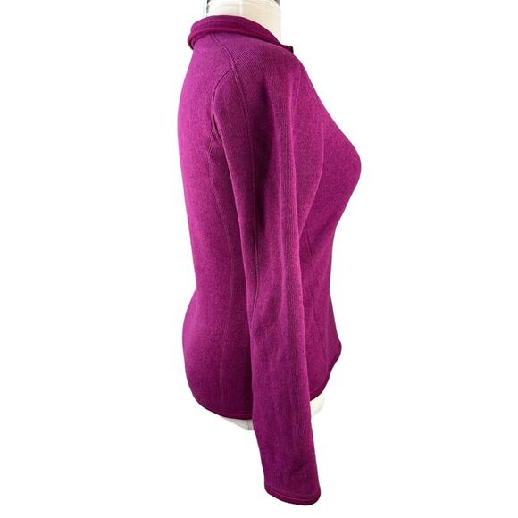 Patagonia Better Sweater Quarter 1/4 Zip Rubellite Pink Size Medium Style 25616 - Picture 13 of 14